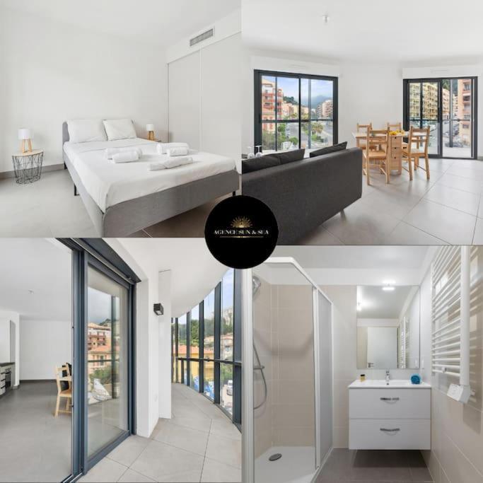 Le Cap Riviera - Centre- Parking Prive - Climatisation Apartment Menton Exterior photo